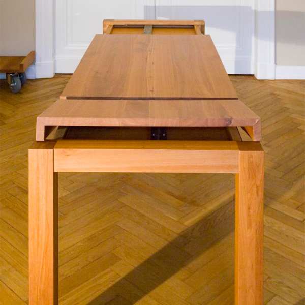 .radix | Slü9 | Ausziehtisch in Kirschholz massiv | kurz ⇔ lang .radix | Slü9 | Ausziehtisch in Kirschholz massiv | kurz ⇔ lang